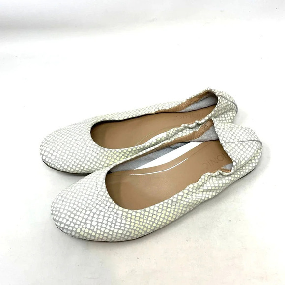 Vionic Jewel Alexa Ballet Flat White Gray Size US 6 - Picture 3 of 9